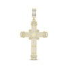 Thumbnail Image 3 of Previously Owned Men's Diamond Cross Pendant 1/2 ct tw Round-cut 10K Yellow Gold