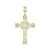 Thumbnail Image 3 of Previously Owned Men's Diamond Cross Pendant 1/2 ct tw Round-cut 10K Yellow Gold