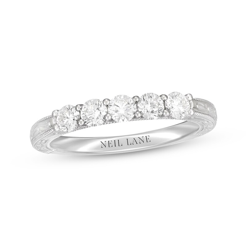 Main Image 1 of Previously Owned Neil Lane Diamond Anniversary Band 5/8 ct tw Round-cut 14K White Gold