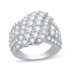 Thumbnail Image 0 of Previously Owned Diamond Bypass Ring 3 ct tw Round-Cut 10K White Gold