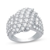 Thumbnail Image 1 of Previously Owned Diamond Bypass Ring 3 ct tw Round-Cut 10K White Gold