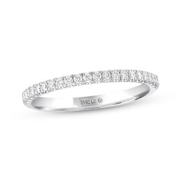 Previously Owned THE LEO Diamond Wedding Band 1/5 ct tw Round-cut 14K White Gold