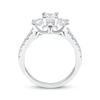Thumbnail Image 2 of Adore Princess-Cut Diamond Three-Stone Engagement Ring 1-1/2 ct tw 14K White Gold
