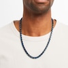 Thumbnail Image 3 of Men's Chain Necklace Black & Blue Ion-Plated Stainless Steel 24"