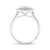 Previously Owned Diamond Heart Ring 1/2 ct tw Round-cut 10K White Gold