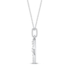 Thumbnail Image 2 of Previously Owned Diamond Tree of Life Necklace 1/3 ct tw 10K White Gold 18"