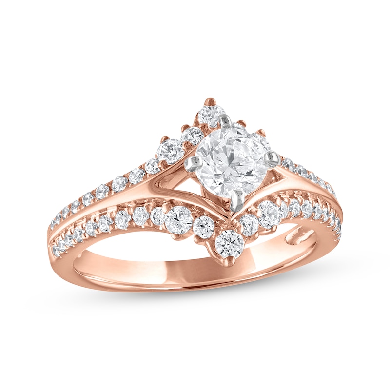 Previously Owned Diamond Engagement Ring 1 ct tw Round-cut 14K Rose Gold