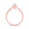Previously Owned Diamond Engagement Ring 1/2 ct tw Pear & Round-cut 14K Rose Gold