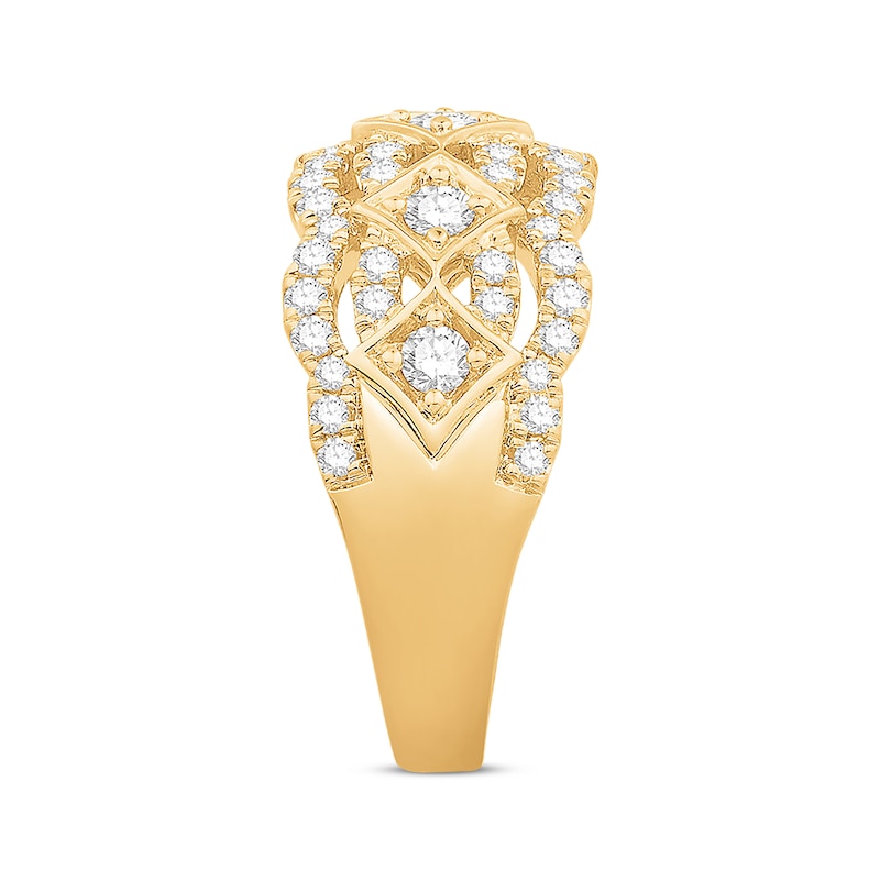 Previously Owned Diamond Anniversary Band 7/8 ct tw Round-cut 14K Yellow Gold