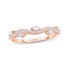 Previously Owned Adrianna Papell Diamond Anniversary Band 1/3 ct tw Round & Marquise-cut 14K Rose Gold