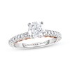Previously Owned Adrianna Papell Diamond Engagement Ring 5/8 ct tw Round-cut 14K Two-Tone Gold