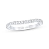 Previously Owned THE LEO First Light Diamond Wedding Band 1/4 ct tw Round-cut 14K White Gold