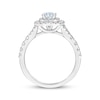 Thumbnail Image 3 of Previously Owned THE LEO First Light Diamond Engagement Ring 1 ct tw Round-cut 14K White Gold