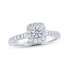 Previously Owned THE LEO Ideal Cut Diamond Engagement Ring 3/4 ct tw Round-cut 14K White Gold
