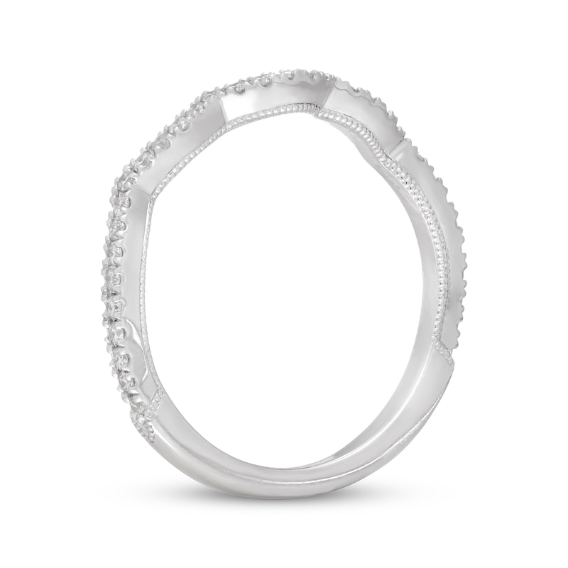 Main Image 3 of Previously Owned Neil Lane Diamond Wedding Band 1/5 ct tw Round-cut 14K White Gold