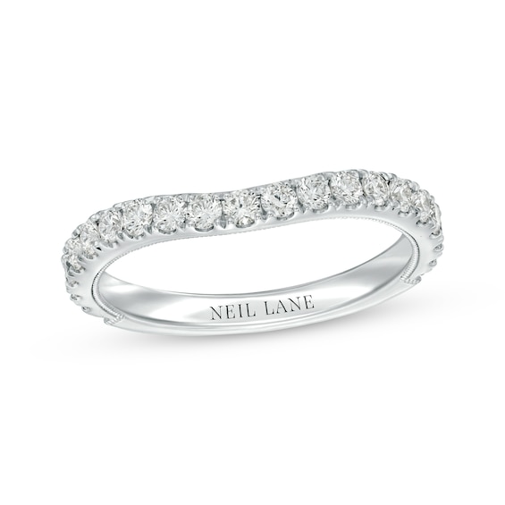 Previously Owned Neil Lane Diamond Wedding Band 5/8 ct tw Round-cut 14K White Gold