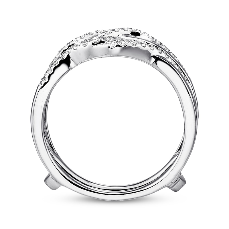 Previously Owned Diamond Enhancer Ring 1/4 ct tw Round-cut 14K White Gold