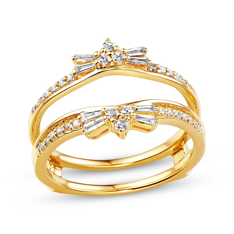 Previously Owned Diamond Enhancer Ring 1/3 ct tw Round-cut 14K Yellow Gold