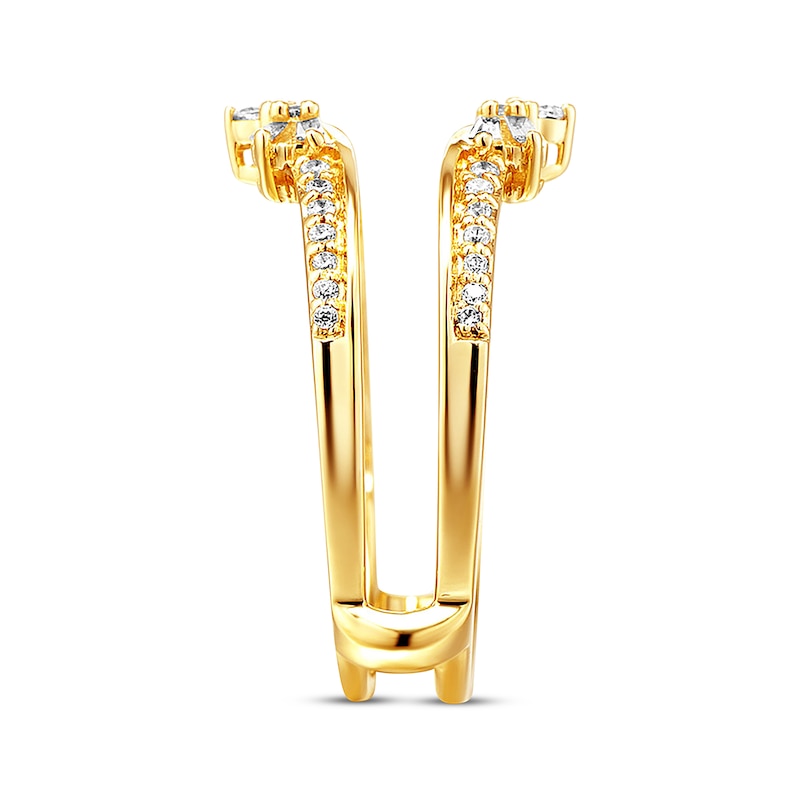 Previously Owned Diamond Enhancer Ring 1/3 ct tw Round-cut 14K Yellow Gold