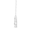 Thumbnail Image 3 of Previously Owned Diamond Fashion Necklace 1/4 ct tw Round-cut 10K White Gold 18"