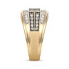 Previously Owned Men's Brown & White Diamond Ring 1 ct tw 10K Yellow Gold