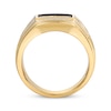 Previously Owned Men's Brown & White Diamond Ring 1 ct tw 10K Yellow Gold