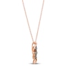 Thumbnail Image 2 of Previously Owned Le Vian Chocolate Diamonds Necklace 1/3 ct tw 14K Strawberry Gold 18"