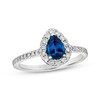 Thumbnail Image 1 of Previously Owned Le Vian Sapphire Ring 3/8 ct tw Diamonds 14K Vanilla Gold