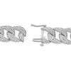 Thumbnail Image 3 of Previously Owned Men's Diamond Curb Link Bracelet 1 ct tw Sterling Silver 8.5"