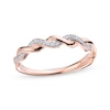 Thumbnail Image 0 of Previously Owned Diamond Anniversary Band 1/10 ct tw Round-cut 10K Rose Gold
