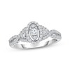Thumbnail Image 1 of Previously Owned Diamond Engagement Ring 5/8 ct tw Round-cut 10K White Gold