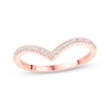 Thumbnail Image 0 of Previously Owned Diamond Wedding Band 1/8 ct tw Round-cut 14K Rose Gold