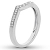 Thumbnail Image 3 of Previously Owned Diamond Wedding Band 1/8 ct tw Round-cut 14K White Gold
