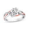 Thumbnail Image 1 of Previously Owned Diamond Engagement Ring 5/8 ct tw Round-cut 14K Two-Tone Gold