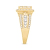 Thumbnail Image 2 of Previously Owned Diamond Engagement Ring 2-5/8 ct tw Princess & Round-cut 14K Yellow Gold