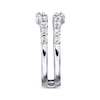 Previously Owned THE LEO Diamond Enhancer Ring 1 ct tw Round-cut 14K White Gold