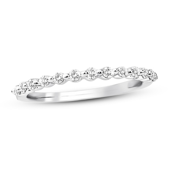 Previously Owned Diamond Anniversary Band 1/3 ct tw Round-cut 10K White Gold