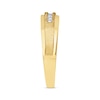 Previously Owned Men's Diamond Wedding Band 1/10 ct tw Round-cut 10K Yellow Gold