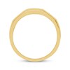 Previously Owned Men's Diamond Wedding Band 1/10 ct tw Round-cut 10K Yellow Gold