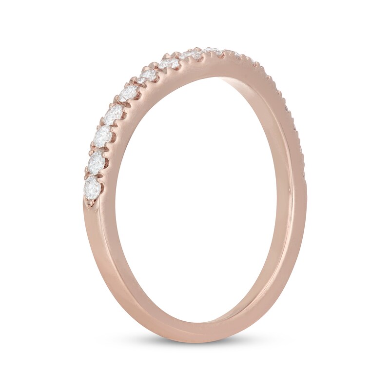 Main Image 2 of Previously Owned Neil Lane Diamond Wedding Band 1/3 ct tw Round-cut 14K Rose Gold