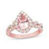 Thumbnail Image 1 of Previously Owned Neil Lane Morganite Engagement Ring 3/4 ct tw Round-cut Diamonds 14K Rose Gold - Size 11