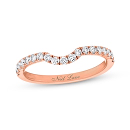 Previously Owned Neil Lane Wedding Band 3/8 ct tw Round-cut Diamonds 14K Rose Gold - Size 10