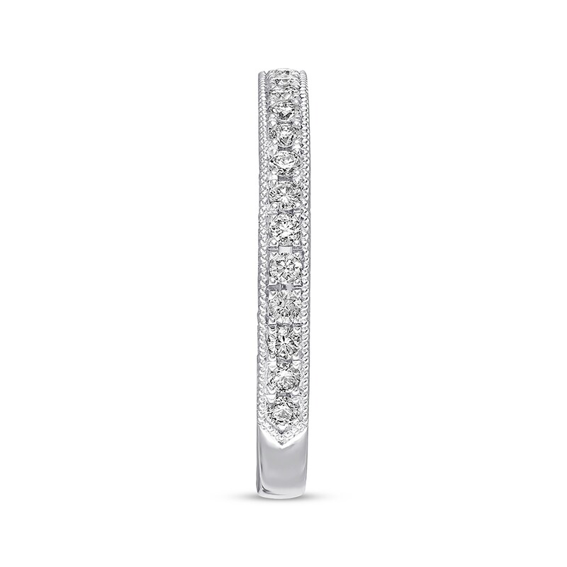 Main Image 2 of Previously Owned Neil Lane Diamond Band 1/3 ct tw Round-cut 14K White Gold - Size 4