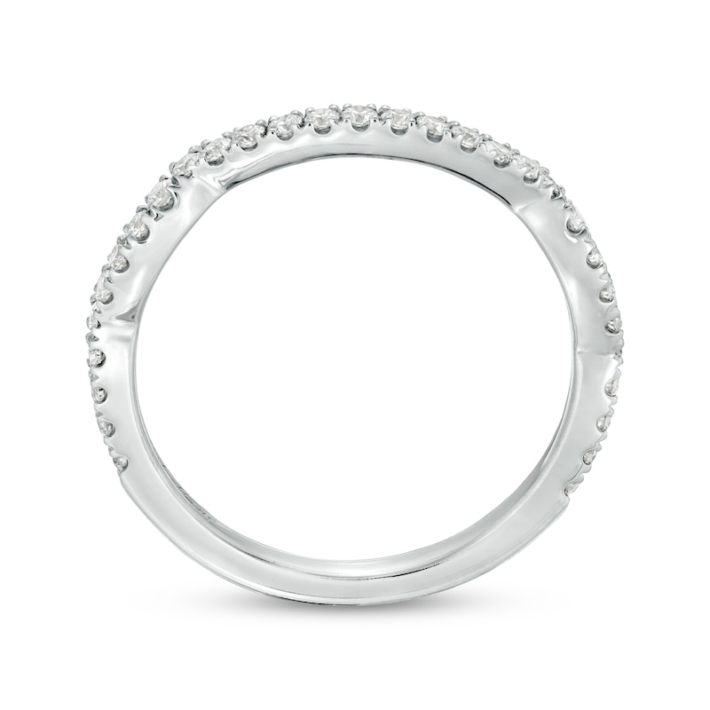 Main Image 4 of Previously Owned Neil Lane Diamond Wedding Band 1/3 ct tw Round-cut 14K White Gold - Size 4