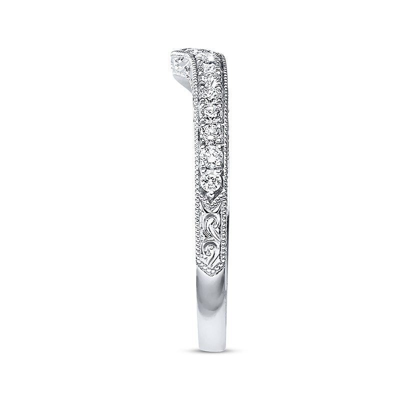 Previously Owned Neil Lane Wedding Band 1/3 ct tw Round-cut Diamonds 14K White Gold