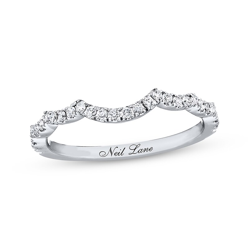 Previously Owned Neil Lane Wedding Band 1/5 ct tw Round-cut Diamonds 14K White Gold