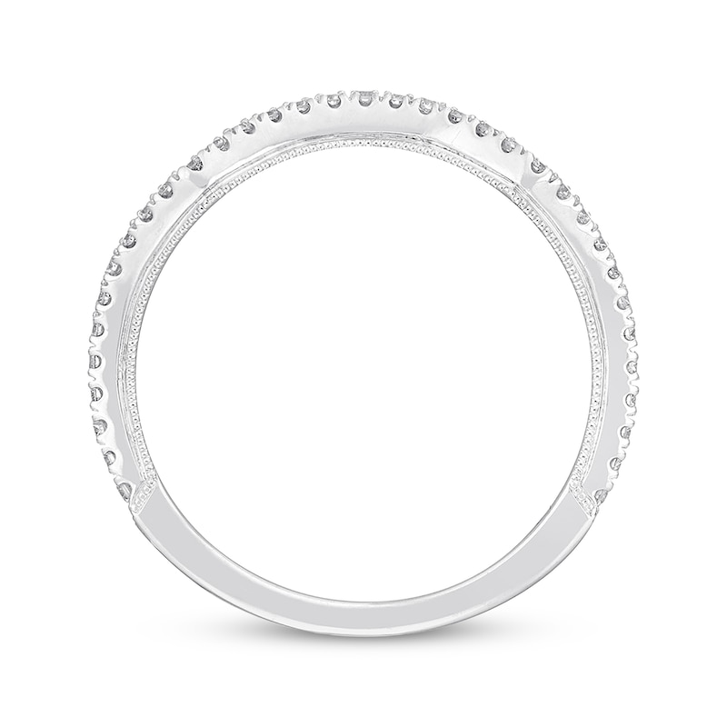 Main Image 3 of Previously Owned Neil Lane Diamond Wedding Band 1/5 ct tw Round-cut 14K White Gold Size 4.75