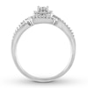 Thumbnail Image 2 of Previously Owned Diamond Promise Ring 1/4 ct tw Round-cut 10K White Gold