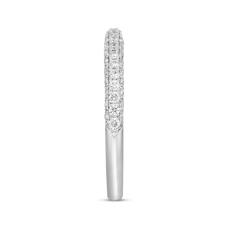 Previously Owned Neil Lane Diamond Wedding Band 5/8 ct tw Round-cut 14K White Gold