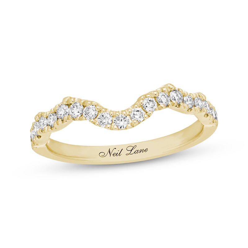 Previously Owned Neil Lane Diamond Wedding Band 1/3 ct tw Round-cut 14K Yellow Gold